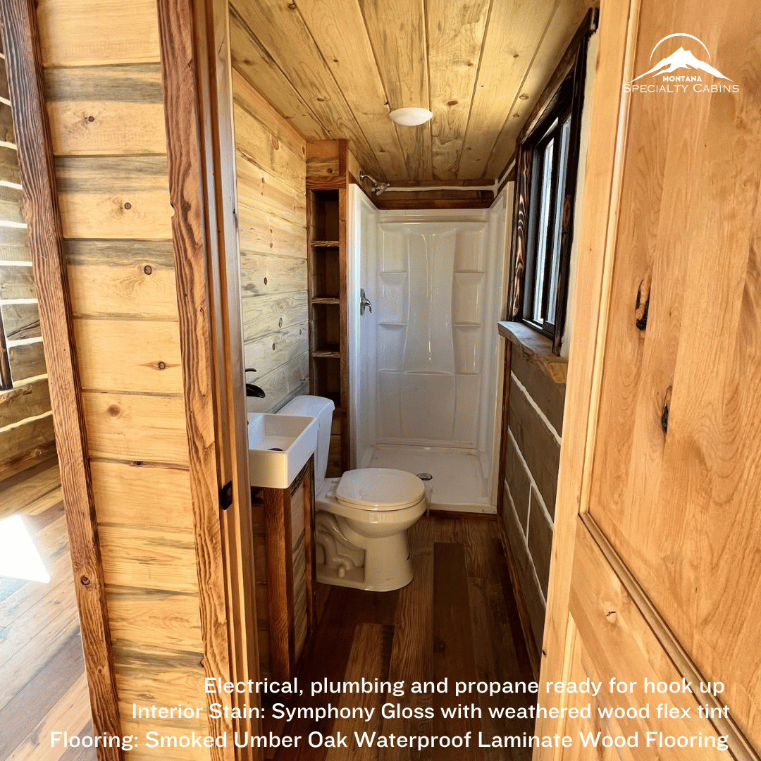 Grey Wolf Log Cabin 12x26ft: A Turn-Key Sanctuary Awaiting Your Arrival