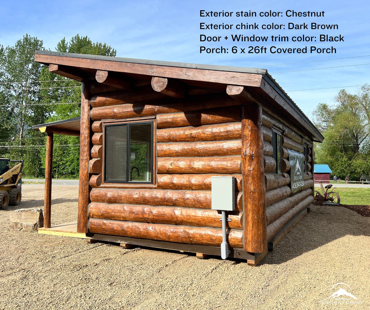 Grey Wolf Log Cabin 12x26: Your Ultimate Tiny Home Retreat