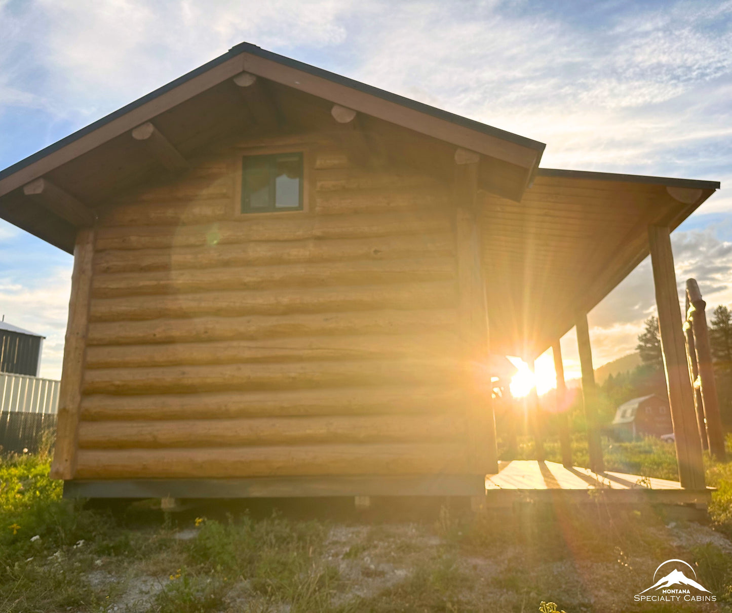 Orchard View 12x30 Cabin with Custom Trapezoid Windows