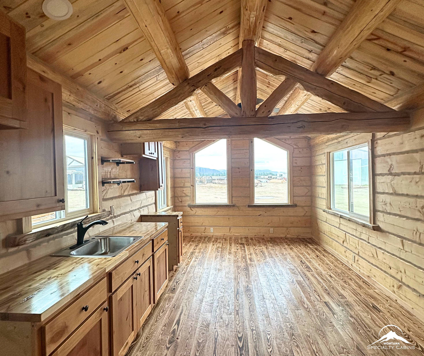 Bison View Cabin – 12x30 Turn-Key Log Retreat