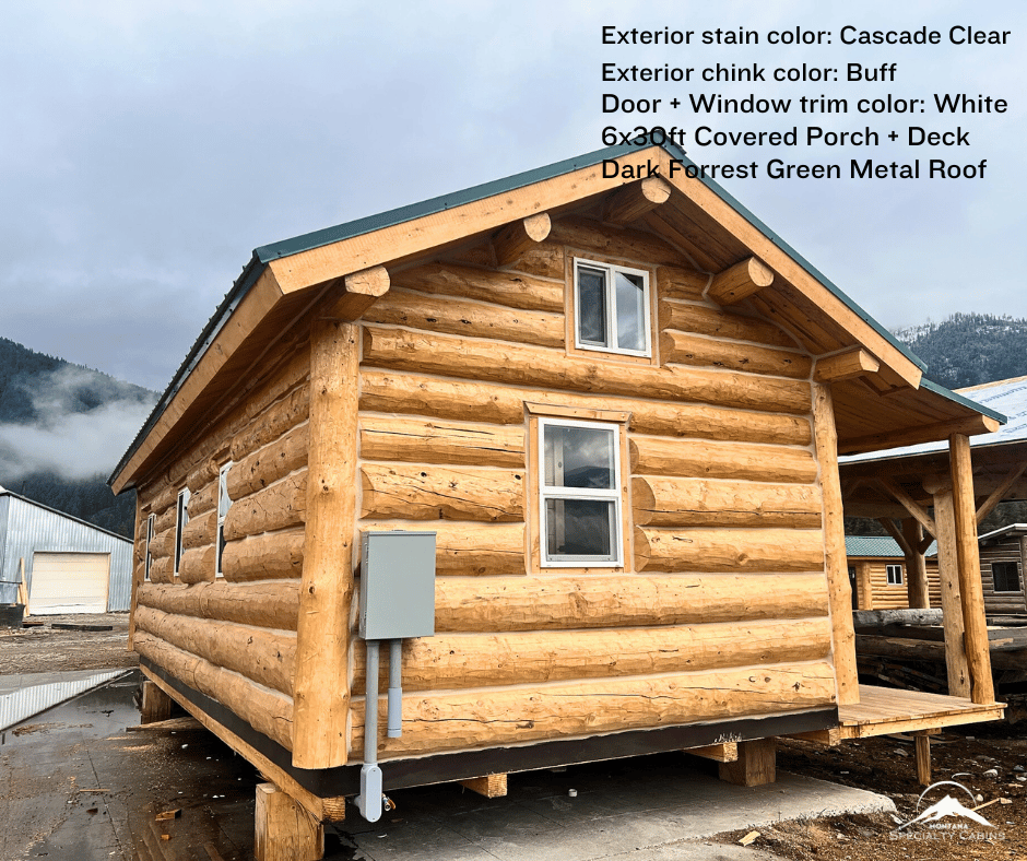 Off the grid Log Cabin Living