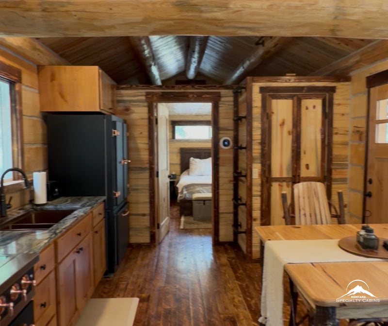 Open Concept Cabin Interior