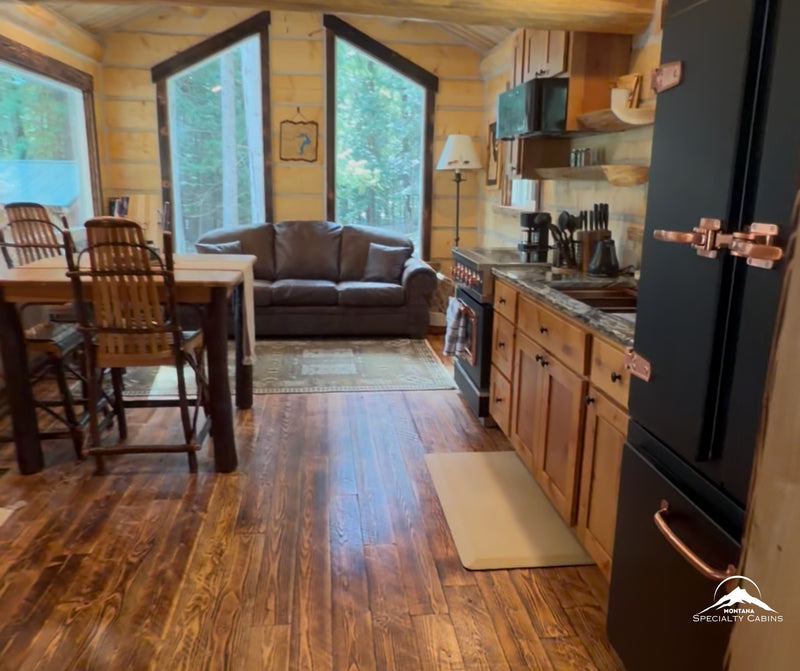 Warm Rustic Living Area