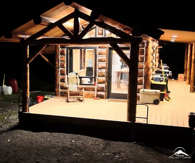 Rustic craftsmanship built to stand out day and night.