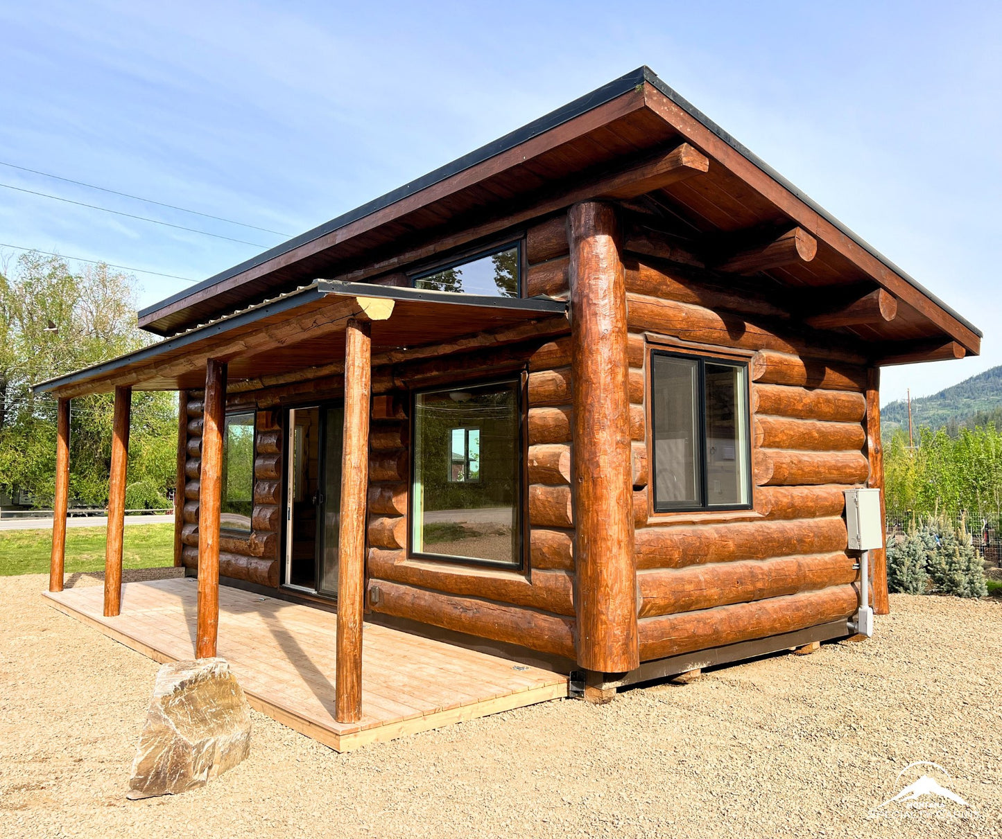 Grey Wolf Log Cabin 12x26: Your Ultimate Tiny Home Retreat