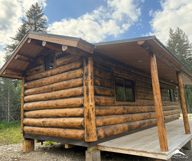 Full-length covered porch walkway