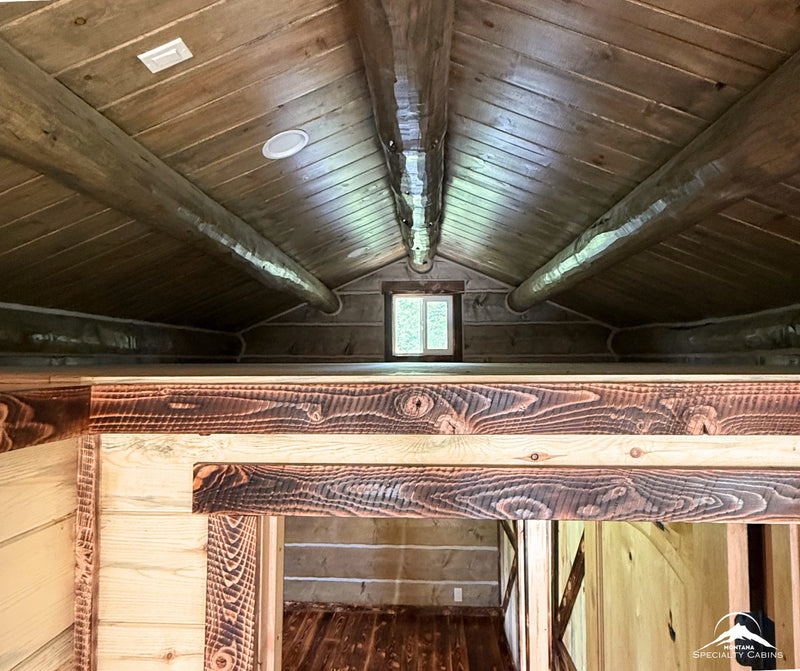 Loft space for storage or sleeping