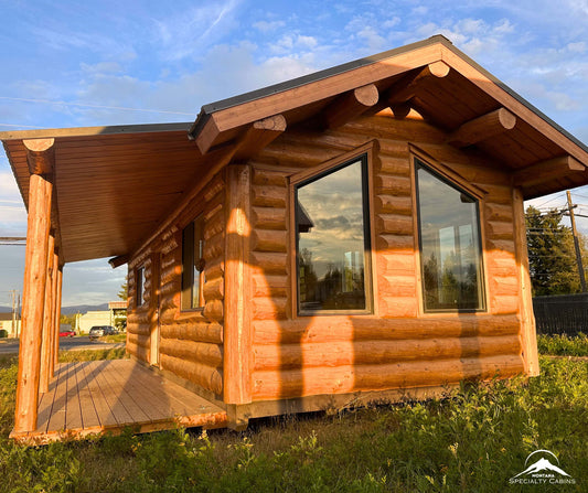 Orchard View 12x30 Cabin with Custom Trapezoid Windows