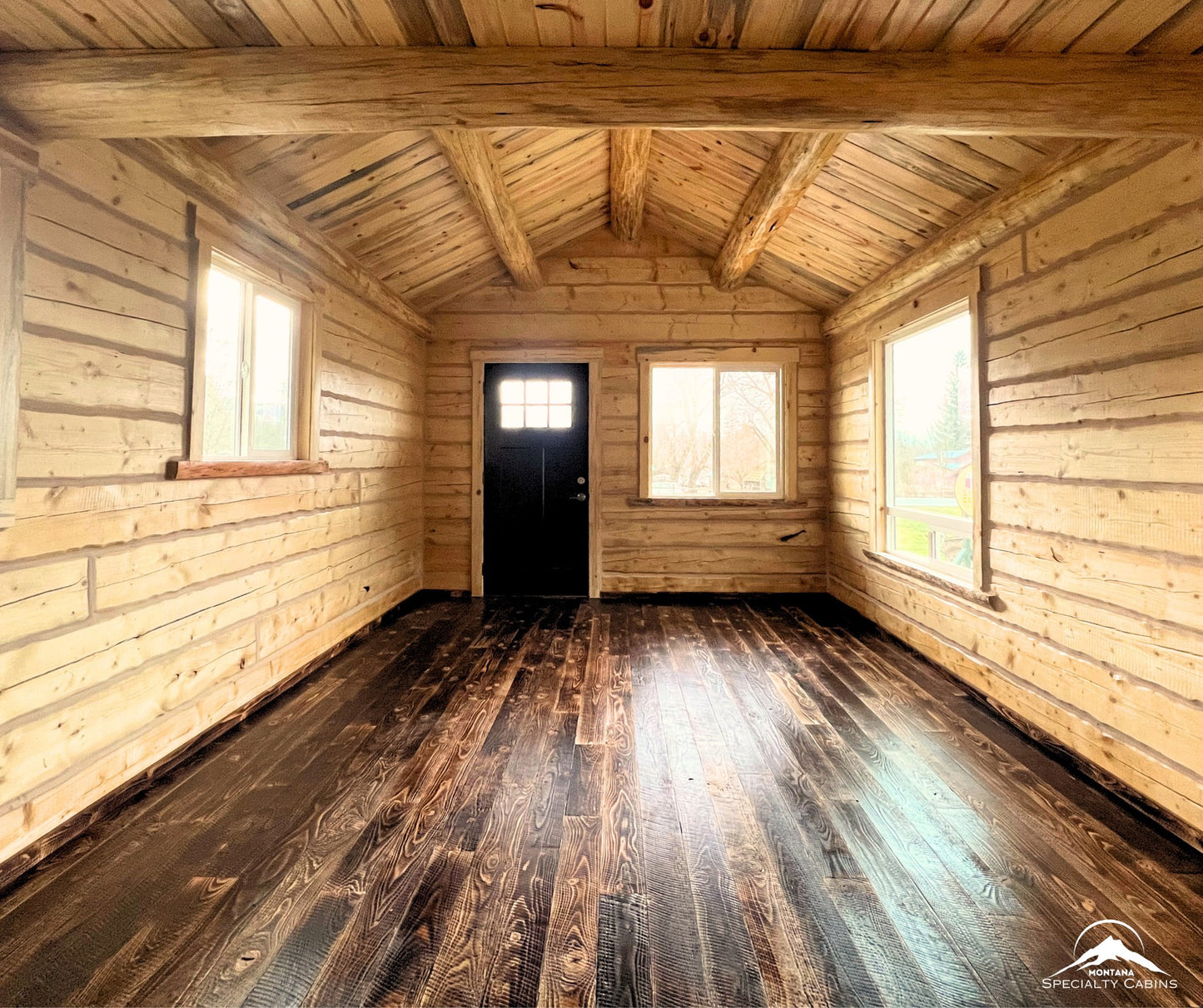 Gold Creek Log Cabin 12x20: Compact Retreat with Loft