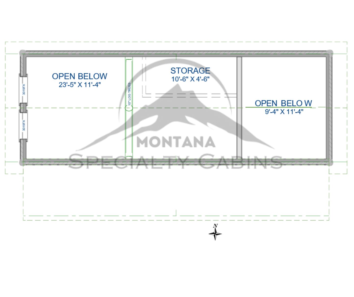 12x34 Bison View 2.1 - 408 sq ft