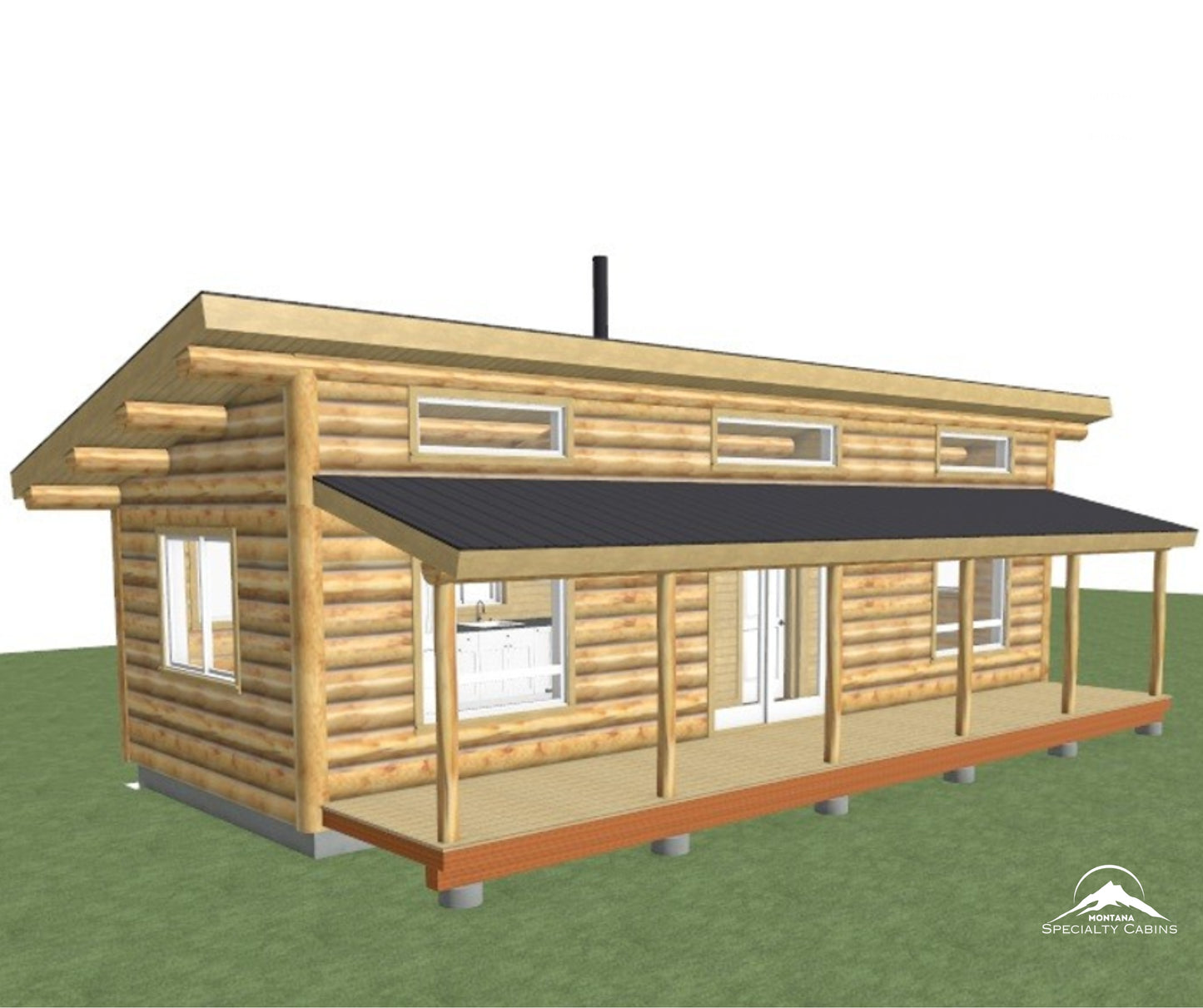 12x34 Timberwolf - 408 sq ft