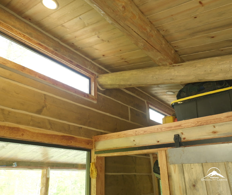 A handy loft space that adds extra storage without sacrificing room below.