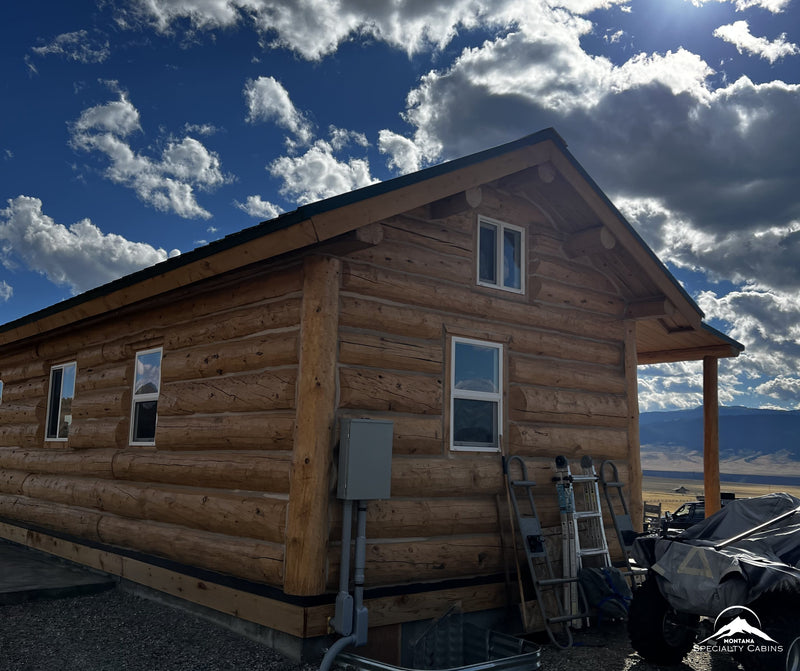 Side exterior with loft window and clean lines