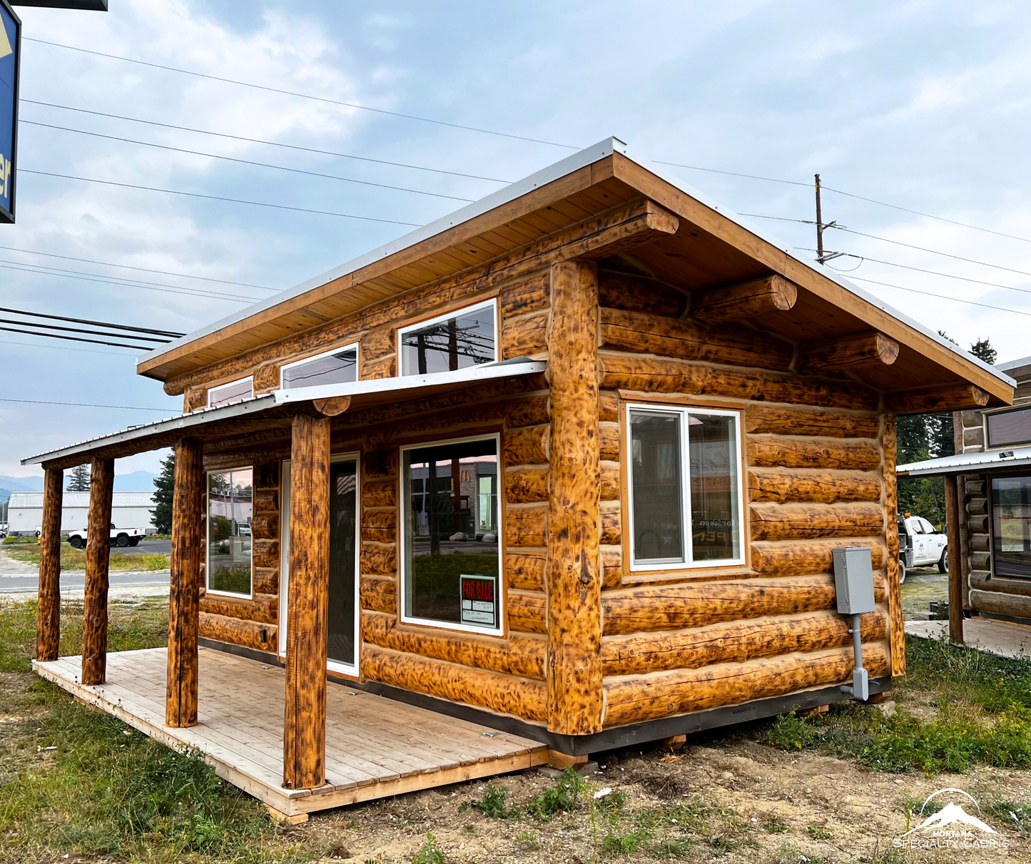 Grey Wolf Log Cabin 12x26ft: Turn-Key Tiny Log Cabin