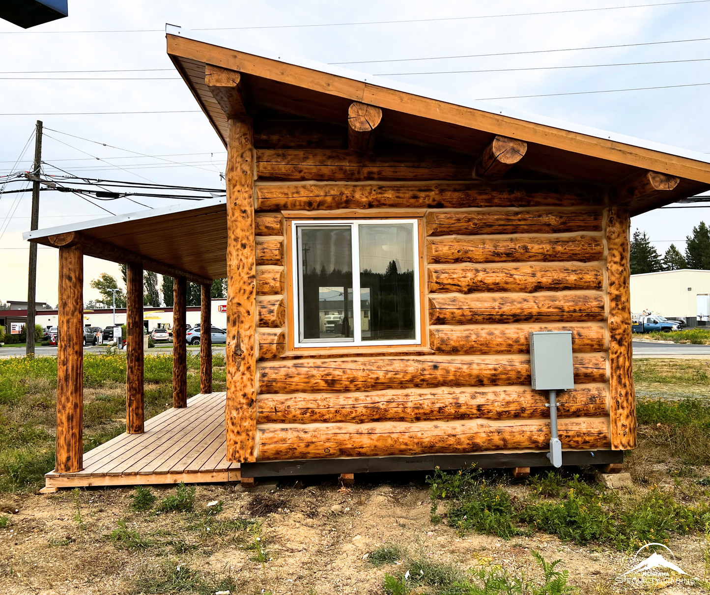 Grey Wolf Log Cabin 12x26ft: Turn-Key Tiny Log Cabin