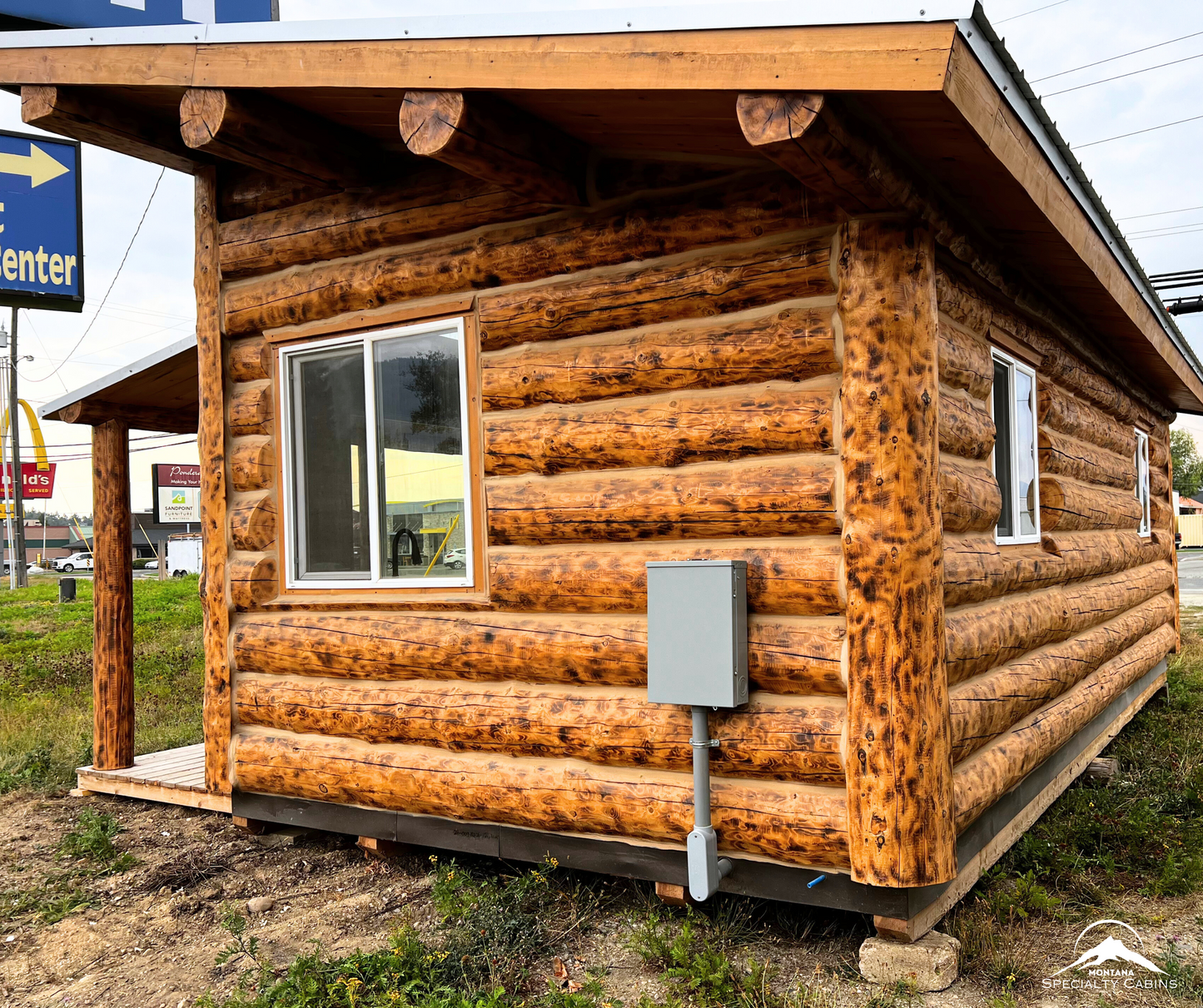 Grey Wolf Log Cabin 12x26ft: Turn-Key Tiny Log Cabin