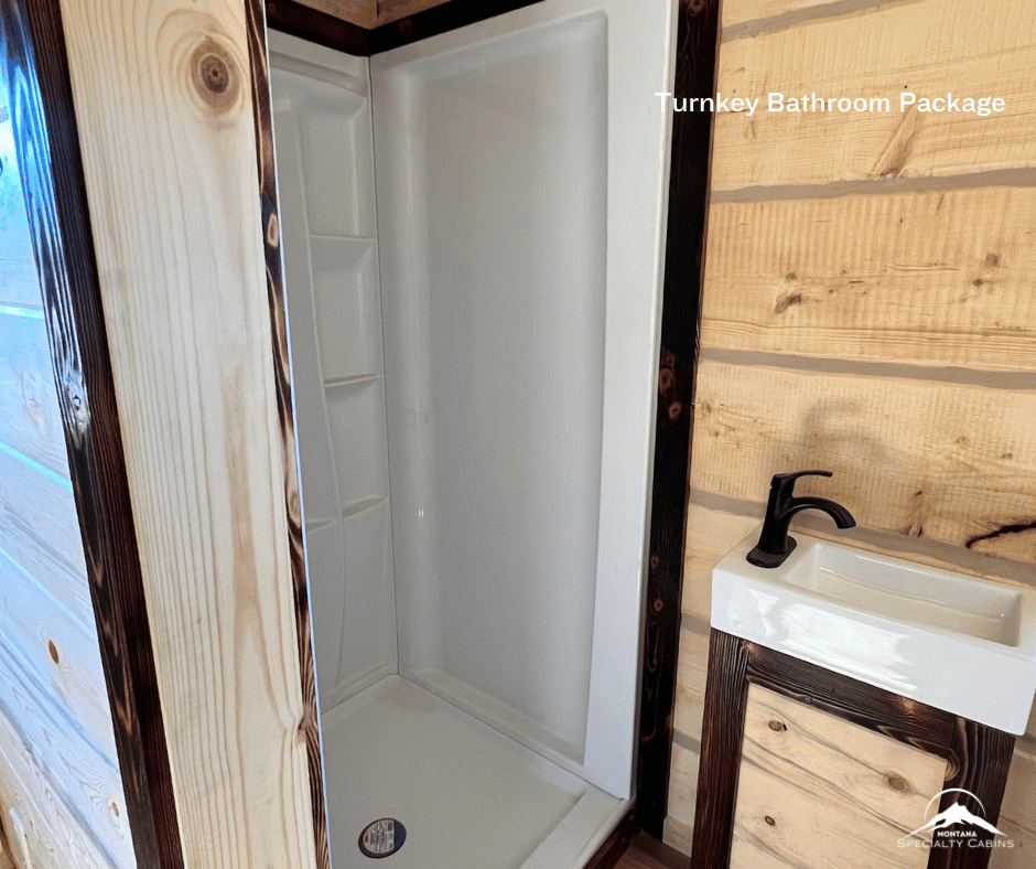 Turnkey Log Cabin Bathroom Package