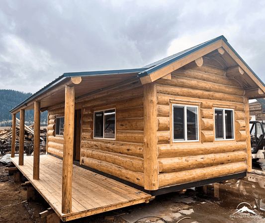 12x30ft Tiny Living Log Cabin Turnkey